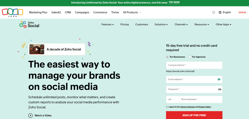 Zoho Social: Smart Social Media Management for Modern&nbsp;Brands