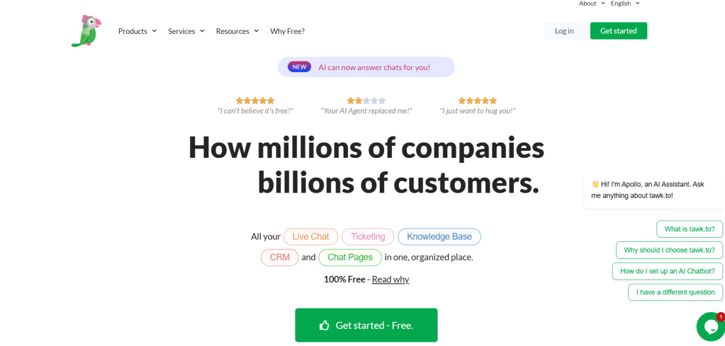 Tawk.to: Real-Time Customer Chat Support—100%&nbsp;Free