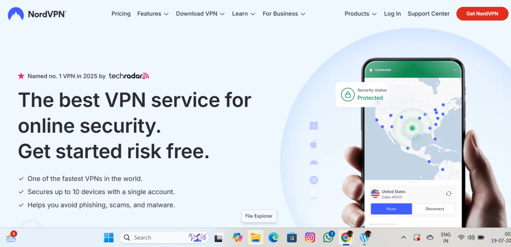 NordVPN: Secure, Private, and Limitless Internet&nbsp;Access